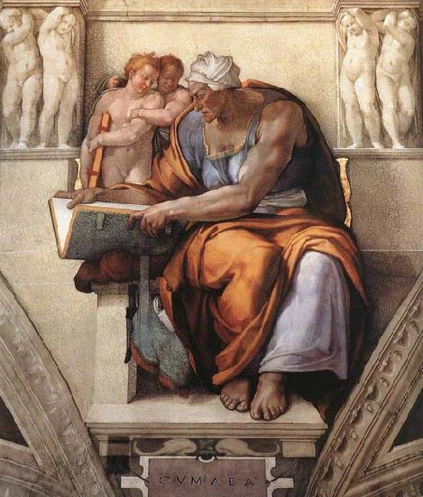 Michelangelo Buonarroti The Cumaean Sibyl
